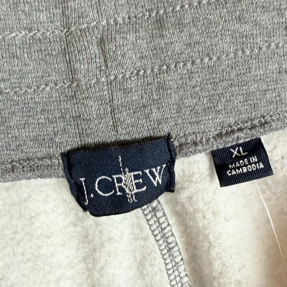 J Crew Mens Summit 11 oz Soft Knit Fleece Sweat Pant Straight Leg Sz XL Grey NWT - Picture 6 of 13
